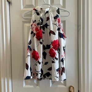Floral halter top